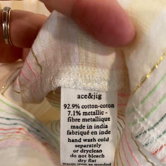 NWT Ace & Jig Winnie Top in Melody, Size XS - Picture 5 of 5